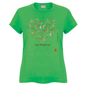Kangaroo Heart - Ladies Fashion Tshirt