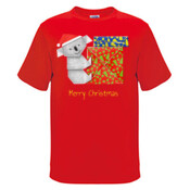 Koala Origami and colorful Christmas Gift boxes - Mens Surf Style TShirt