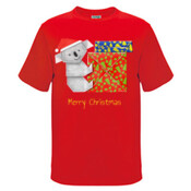 Koala Origami and colorful Christmas Gift boxes - Kids Regular Surf Style Tee