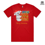 Koala Origami and colorful Christmas Gift boxes - ASColour Men's Staple Tee