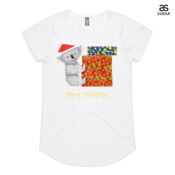 Koala Origami and colorful Christmas Gift boxes - ASColour Ladies Mali T Shirt