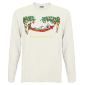 Well Deserved Christmas Break - Koala Relaxing on Hammock  - Men's 'Sportage Hawkins' Long Sleeve Tee
