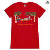 Love Busy Christmas Holidays! - ASColour Ladies Wafer TShirt