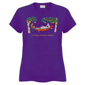 Love Busy Christmas Holidays! - Sportage Ladies Surf Style T Shirt