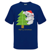 Christmas Origami Koala and cute baby - Kids Regular Surf Style Tee
