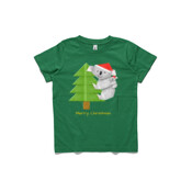 Christmas Origami Koala and cute baby - ASColour Youth T-Shirt