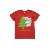 Christmas Origami Koala and cute baby - ASColour Small Kids T-Shirt