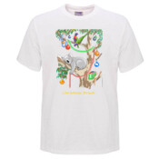 Sleeping Christmas Koala - Mens Surf Style TShirt