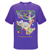 Sleeping Christmas Koala - Kids Regular Surf Style Tee