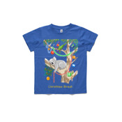Sleeping Christmas Koala - ASColour Small Kids T-Shirt