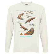 Platypus Christmas Treasure - Men's 'Sportage Hawkins' Long Sleeve Tee