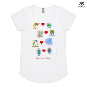 Who eats what? (Boy) - ASColour Ladies Mali T Shirt