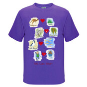 Who eats what? (Boy) - Kids Regular Surf Style Tee