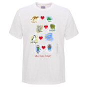 Who eats what? (Boy) - Mens Promo Event T Shirt
