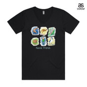 Aussie Friends (Boy) - ASColour "Tarmac" Men's V-Neck T Shirt