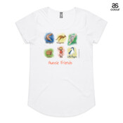 Aussie Friends (Girl) - ASColour Ladies Mali T Shirt