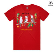 Kookaburras Australian Christmas Carols - ASColour Men's Staple Tee