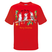 Kookaburras Australian Christmas Carols - Mens Surf Style TShirt