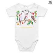 Kookaburras Australian Christmas Carols - ASColour Baby Onesie
