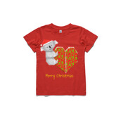 Koala Origami and its Heart gift wrapped for Christmas - Mens Surf Style TShirt - ASColour Youth T-Shirt