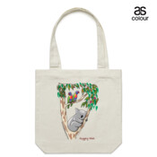 Hugging Wish - Canvas Tote Carry Bag