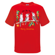 Kookaburras Australian Christmas Carols - Mens Surf Style TShirt