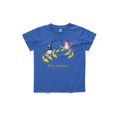 Australian Cute Blue Wren Christmas Carols - ASColour Youth T-Shirt