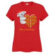 Christmas Koala Origami and Heart gift 